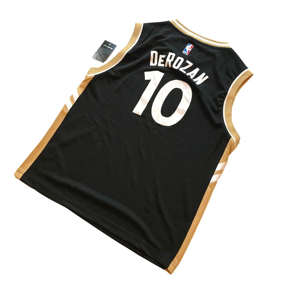 Баскетбольная майка 2015-16 DeMar DeRozan Toronto Raptors #10 Away Alternate Brown Youth