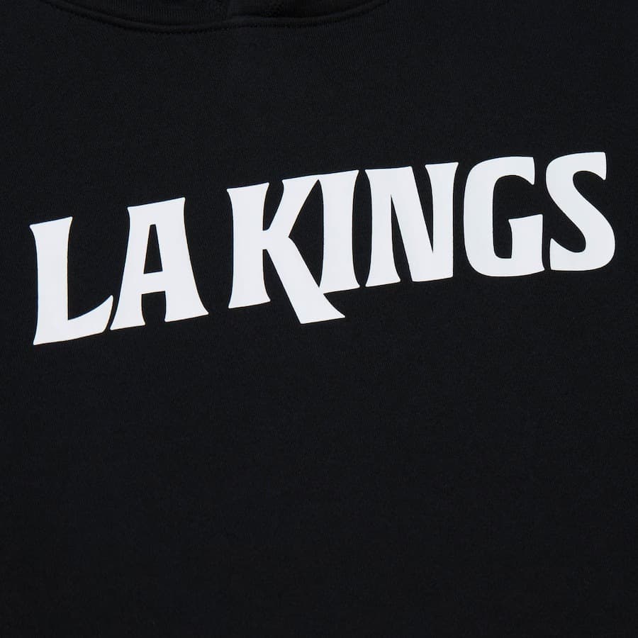 Худи Mitchell & Ness Black Los Angeles Kings Game Time Fleece Pullover Hoodie