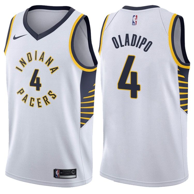 Баскетбольная джерси 2017-18 Victor Oladipo Indiana Pacers #4 Association White