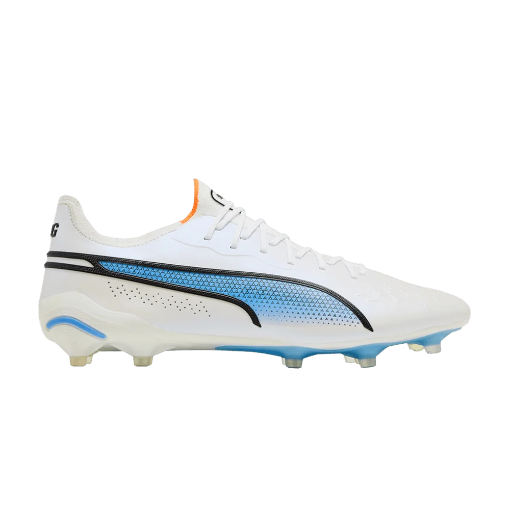 Krossovki-Puma-King-Ultimate-FG-AG-White-Blue-Glimmer