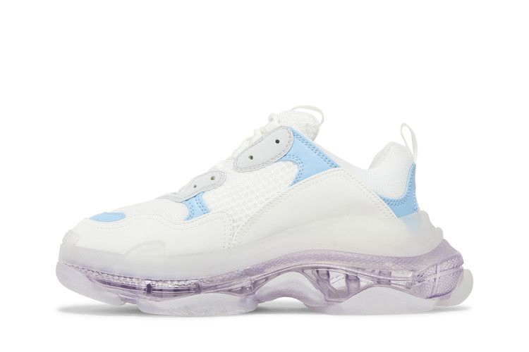Кроссовки Balenciaga Wmns Triple S 'Clear Sole - Light Blue Purple'