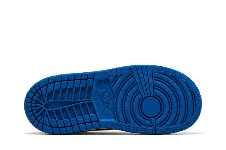 Кроссовки Fragment Design x Travis Scott x Air Jordan 1 Retro Low OG SP TD 'Sail Military Blue'