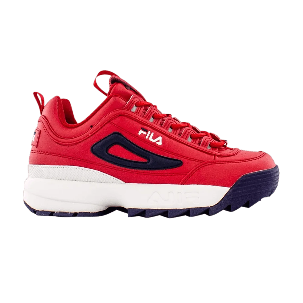Krossovki-Fila-Disruptor-2-Premium-Big-Kids-Red-Navy