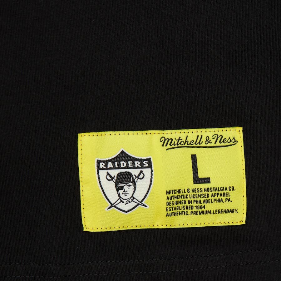 Футболка Mitchell & Ness Black Oakland Raiders Neon Nights Premium T-Shirt