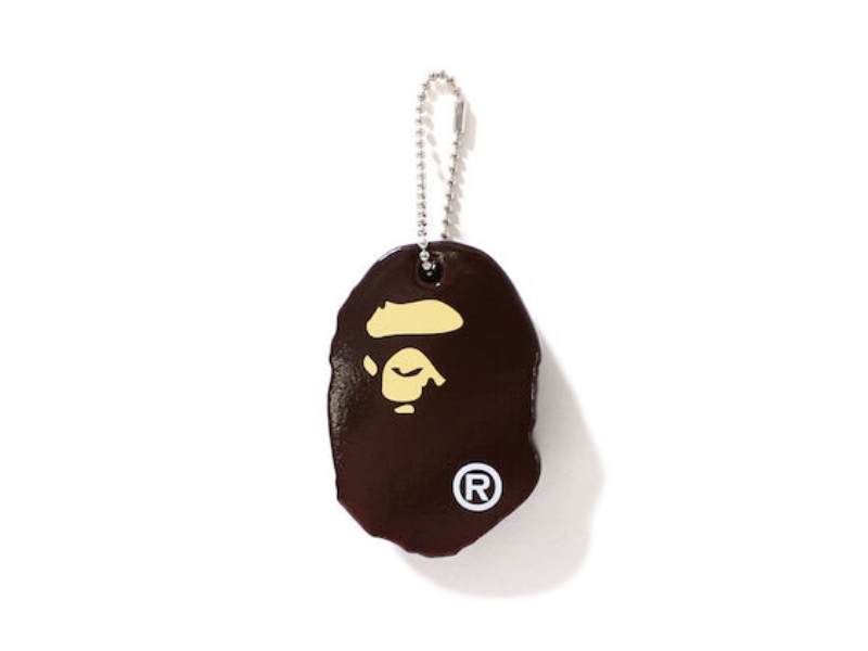 Брелок для ключей BAPE Ape Head Keychain Brown