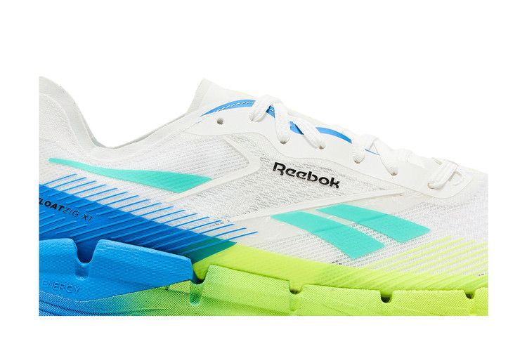 Кроссовки Reebok FloatZig X1 'White Digital Lime Blue'