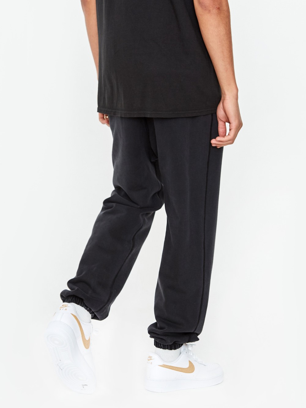 Спортивные штаны Awake Embroidered Logo Sweatpants Washed Black
