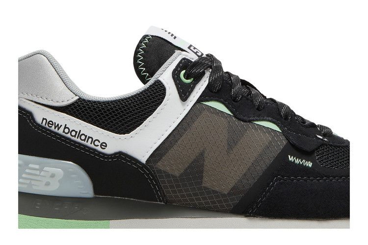 Кроссовки New Balance Wmns 574 'Black Green'