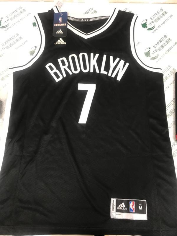 Баскетбольная джерси adidas Jeremy Lin 7 Brooklyn Nets Replica Black