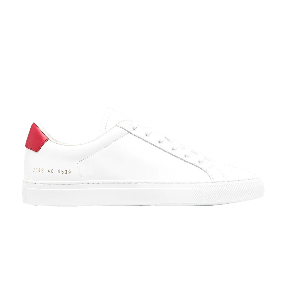 Кроссовки Common Projects Retro Low 'White Red'