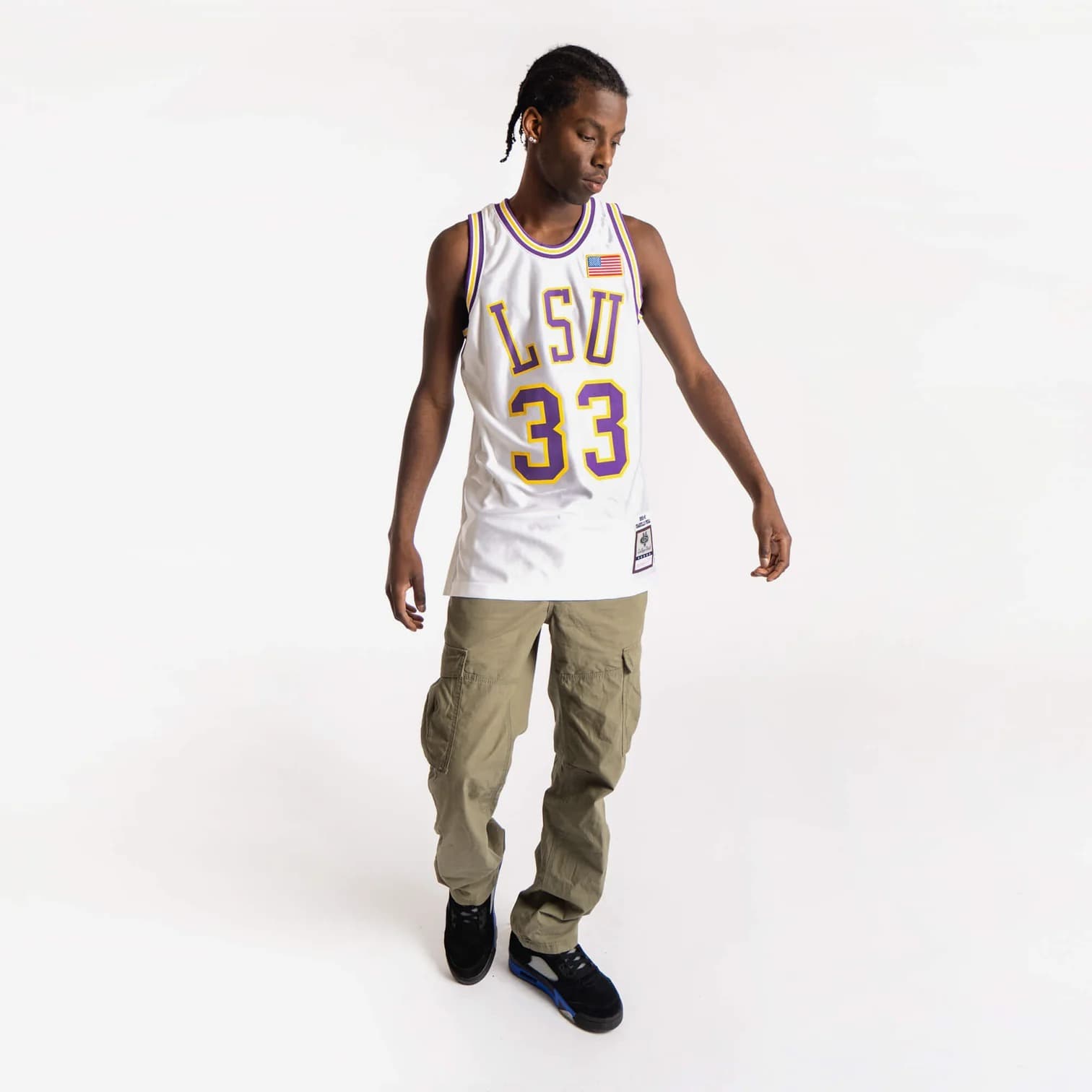 Баскетбольная джерси Mitchell & Ness Shaquille O’Neal Louisiana State University NCAA Authentic Jersey