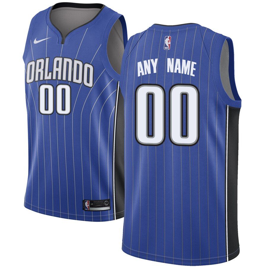 Баскетбольная джерси 2019-20 Orlando Magic Swingman Custom Royal Icon Edition