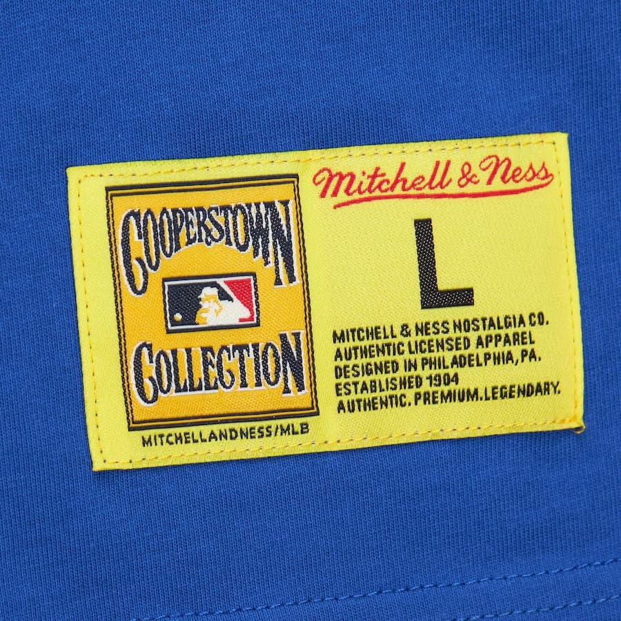 Футболка Mitchell & Ness Royal Atlanta Braves Neon Nights Premium T-Shirt