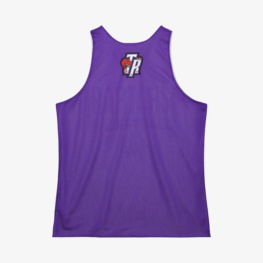 Майка Mitchell & Ness Purple Toronto Raptors Vintage Logo Mesh Practice Tank Top