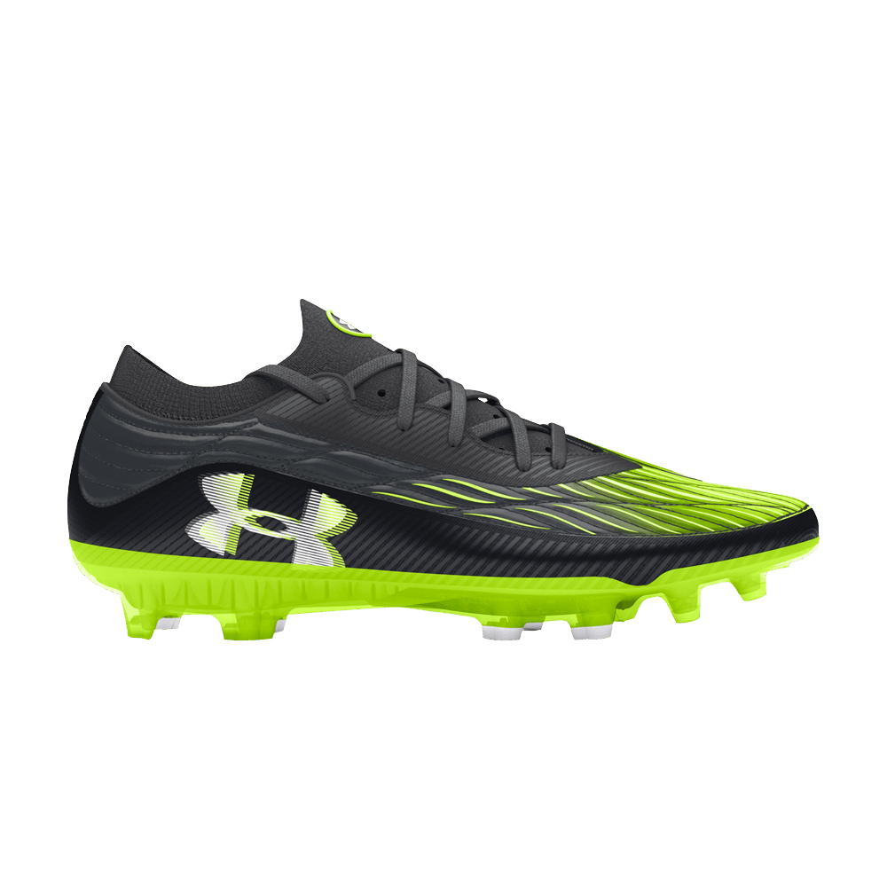 Кроссовки Under Armour Magnetico Elite 4 FG 'Black Lime Green'