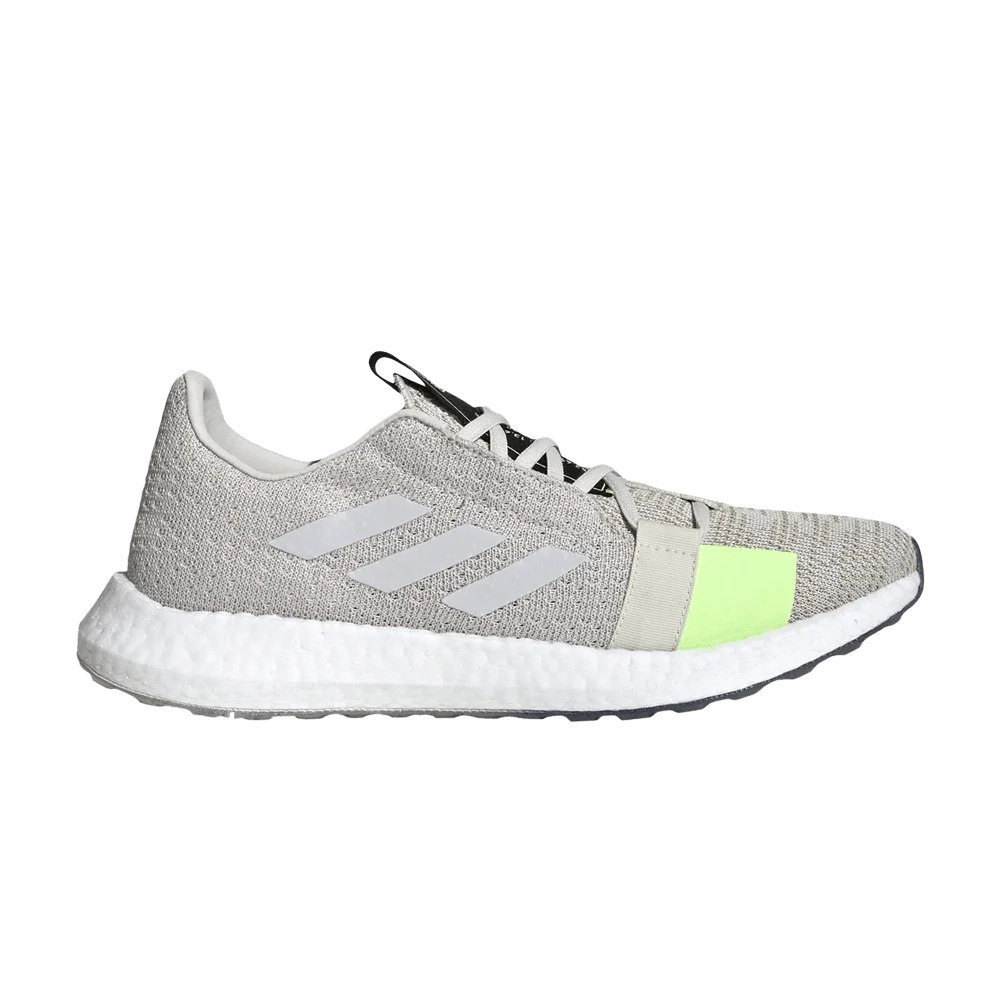 Krossovki-Adidas-SenseBoost-Go-Aluminium-Signal-Green