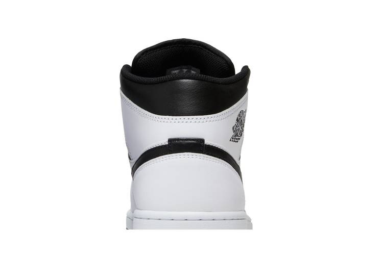 Кроссовки Air Jordan 1 Mid 'White Black'