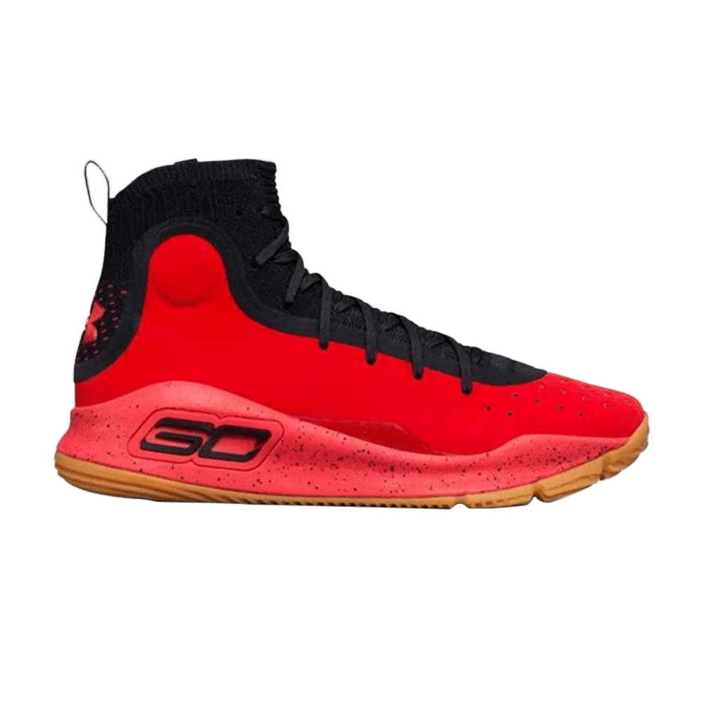 Кроссовки Under Armour Curry 4 'Red Black Gum'