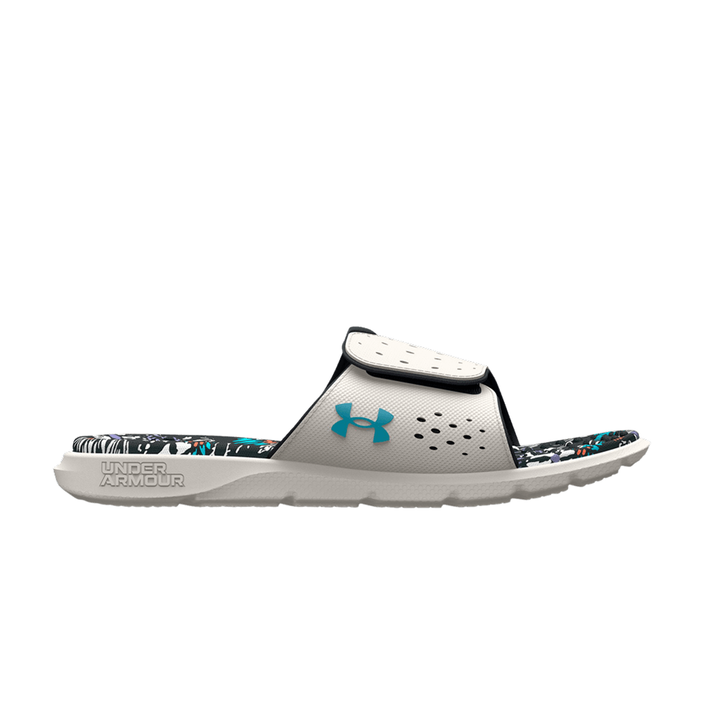 Кроссовки Under Armour Wmns Ignite 7 Graphic Footbed Slide 'Grey Mist Floral'