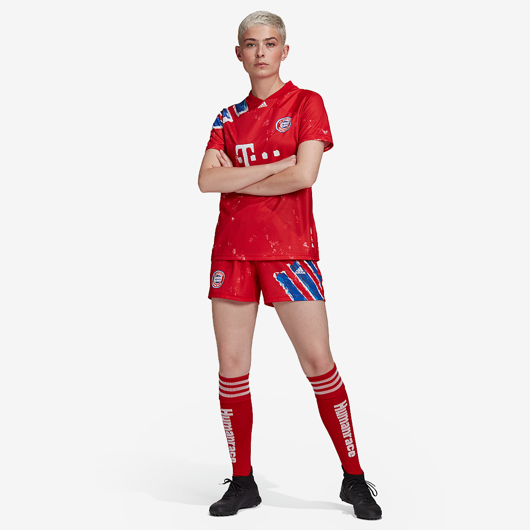 Футболка adidas FC Bayern Human Race Womens Jersey True Red/White