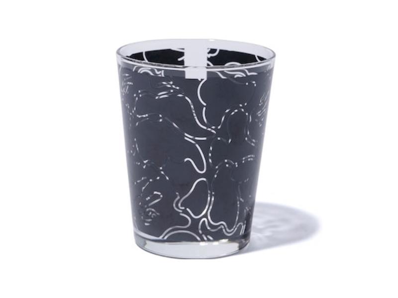 Стеклянный стакан BAPE ABC Neon Camo Glass Black