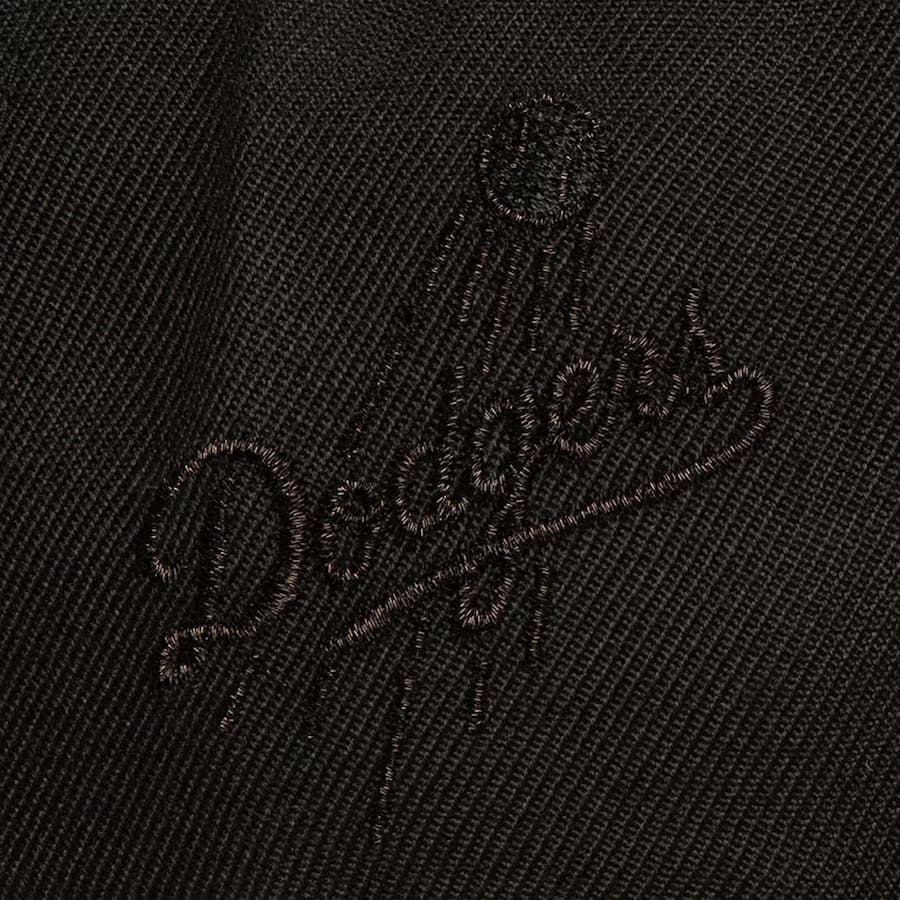 Бейсболка Mitchell & Ness Black Los Angeles Dodgers Pearl Snapback Hat