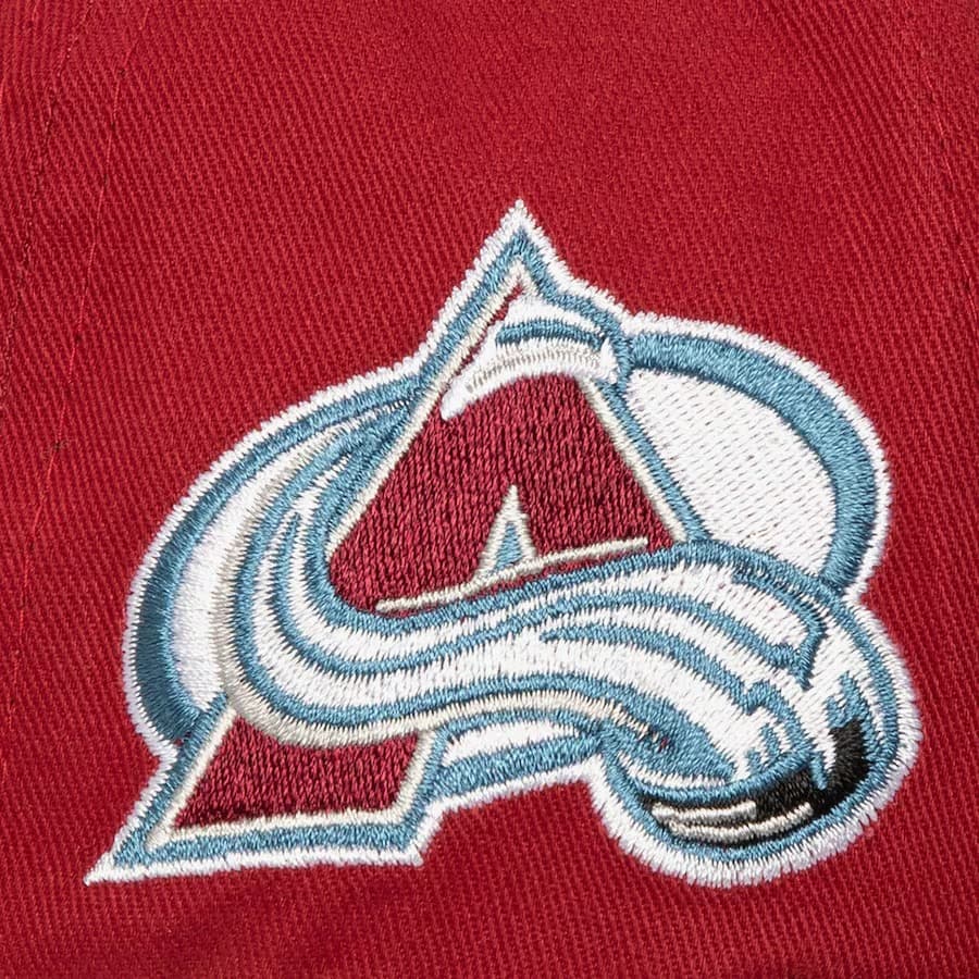 Mitchell-Ness-Burgundy-Colorado-Avalanche-Block-Sweep-Pro-Adjustable-Hat-2
