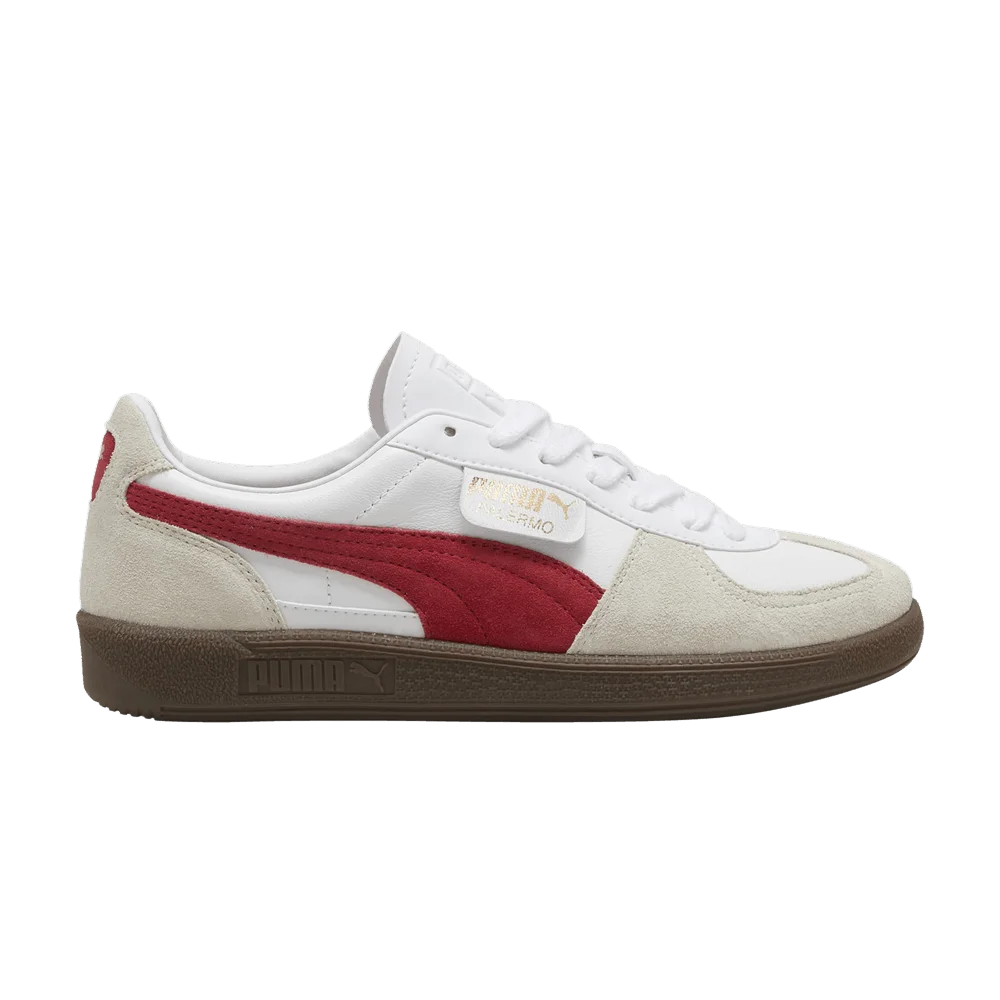 Krossovki-Puma-Palermo-Leather-White-Club-Red