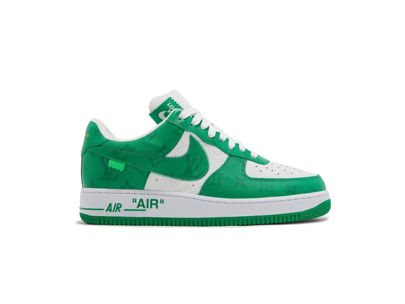 Кроссовки Louis Vuitton x Nike Air Force 1 Low White Gym Green