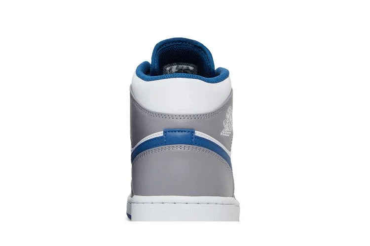 Кроссовки Air Jordan 1 Mid 'Cement True Blue'