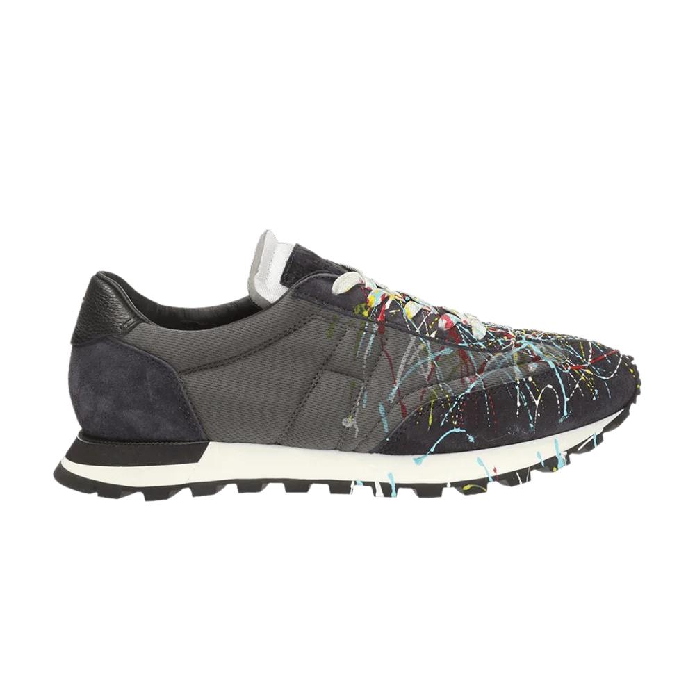 Krossovki-Maison-Margiela-Replica-Runner-Low-Paint-Splatter-Blue-Black