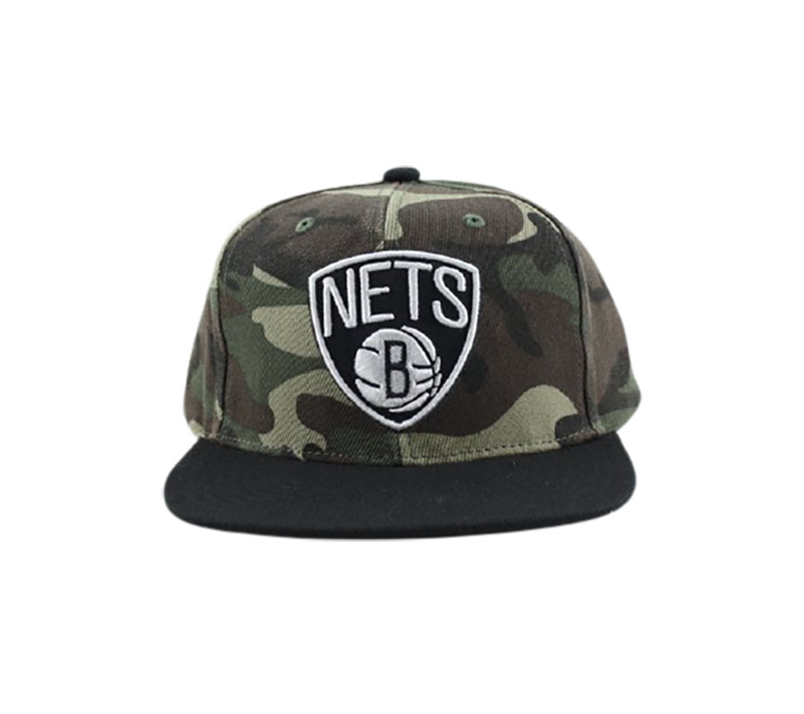 Бейсболка Camo Paintbrush Snapback Brooklyn Nets