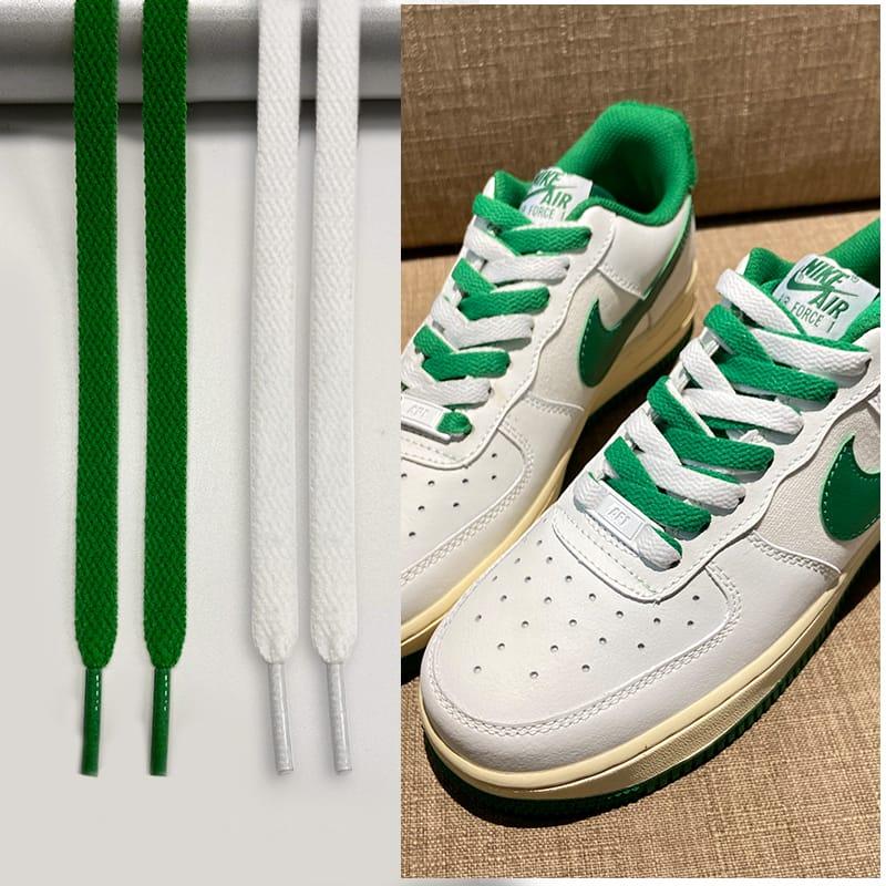 Шнурки Gorilla Guard Air Force 1 White-Green Laces