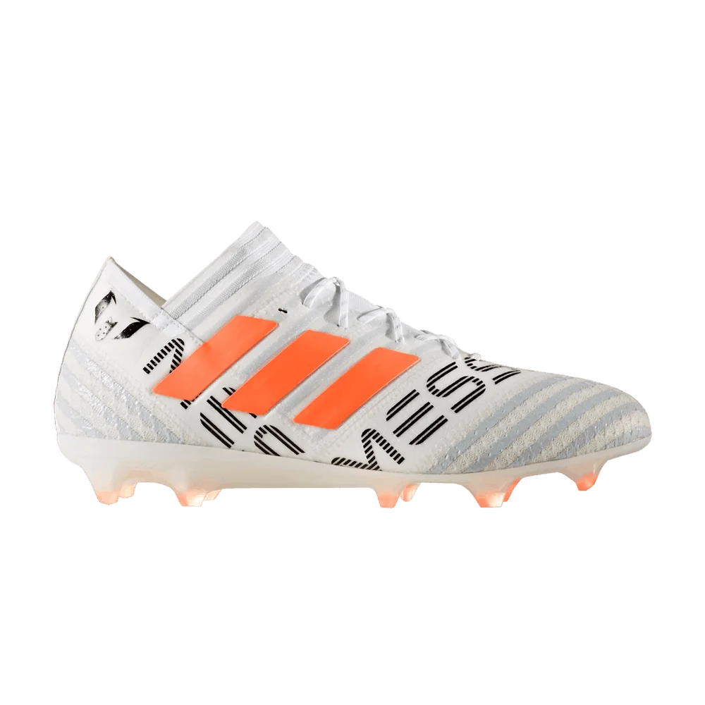 Krossovki-Adidas-Nemeziz-Messi-17.1-FG-White-Solar-Orange