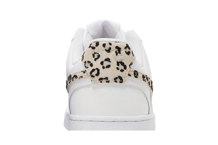 Кроссовки Nike Wmns Court Vision Low 'Leopard Swoosh - White'
