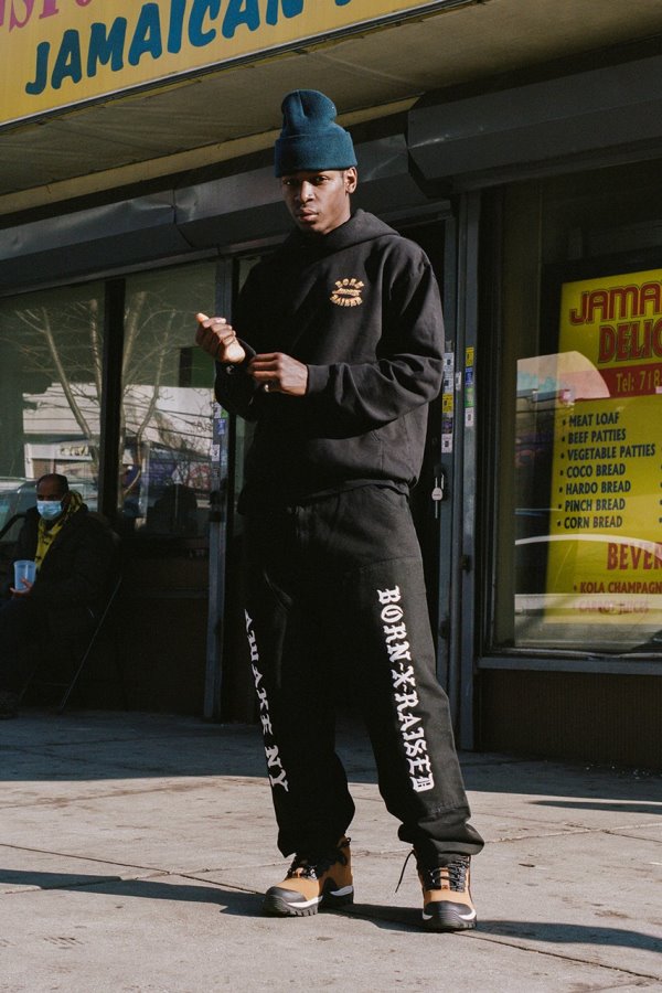 Спортивные штаны Awake x Born x Raised Carhartt WIP Double Knee Pant Black