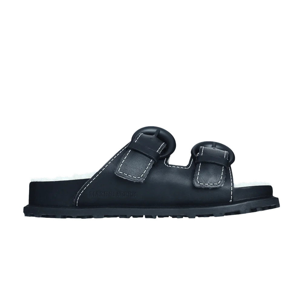 Marine Serre Ground Sandal 'Black'