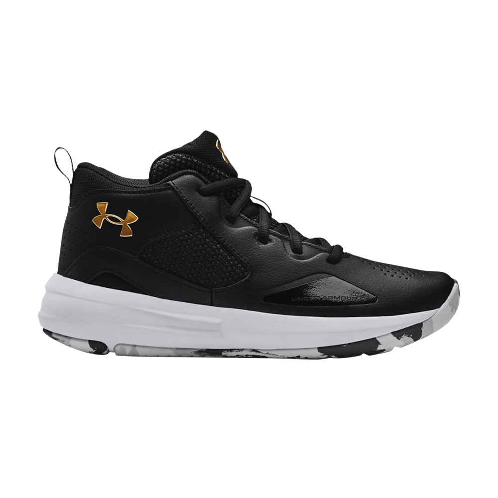 Кроссовки Under Armour Lockdown 5 GS 'Black Metallic Gold'