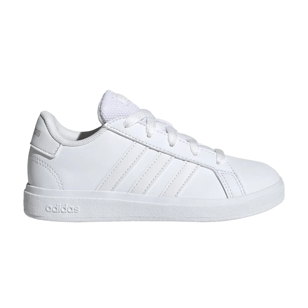 Krossovki-Adidas-Grand-Court-Lace-Up-K-White-Grey