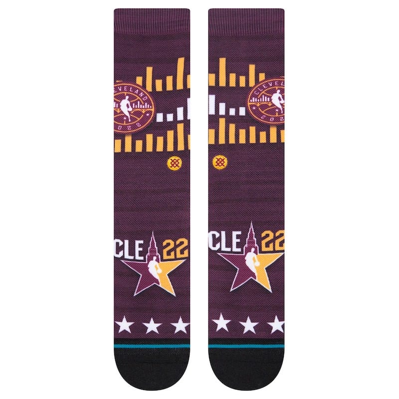 Спортивные носки Men’s Stance Maroon 2022 NBA All-Star Game Crew Socks