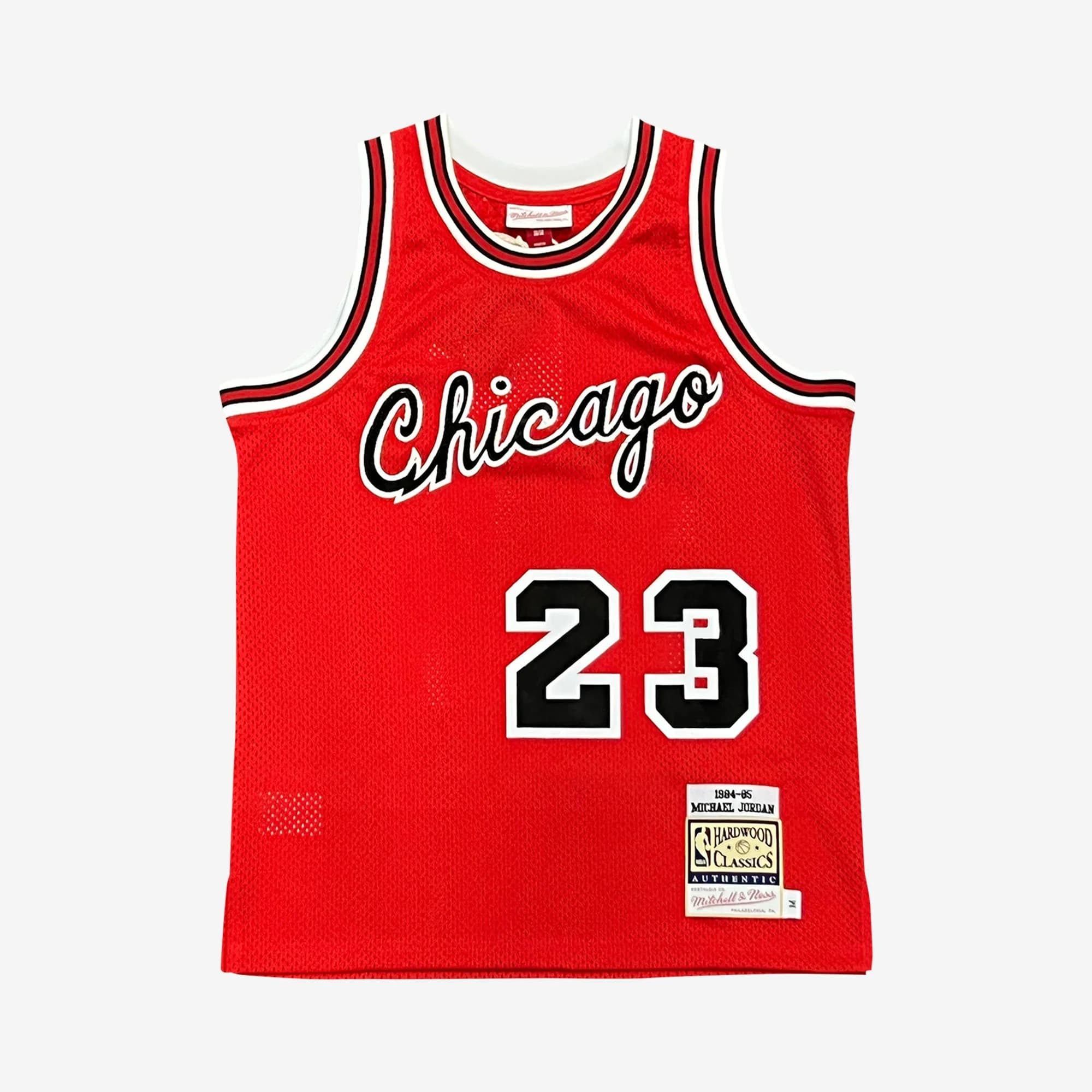 Баскетбольная джерси 1984-85 Chicago Bulls Michael Jordan #23 Youth Authentic Rookie Red Jersey