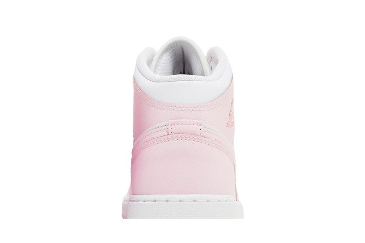Кроссовки Air Jordan 1 Mid GS 'Pink Foam Fire Red'