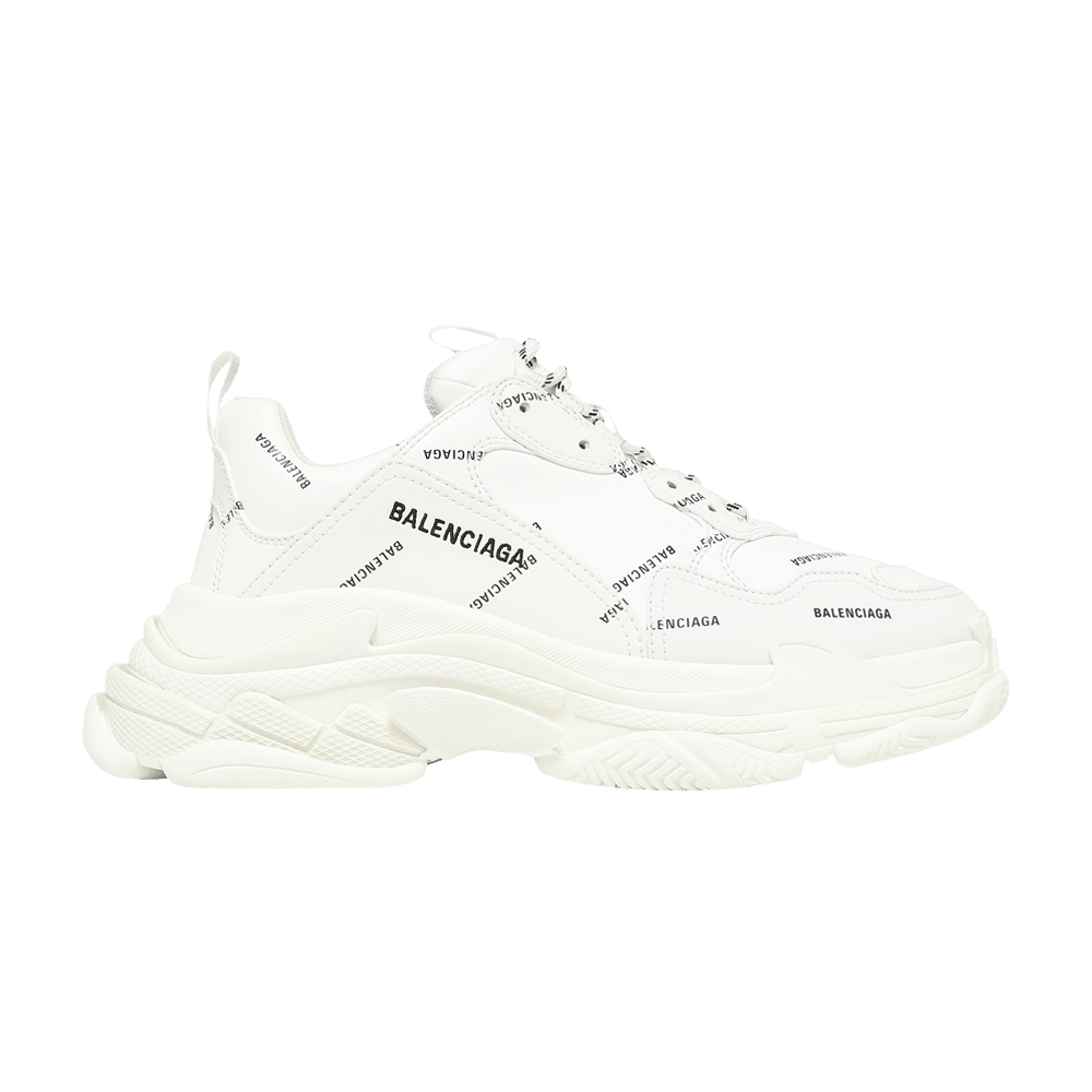 Кроссовки Balenciaga Triple S Sneaker 'Allover Logo - White'