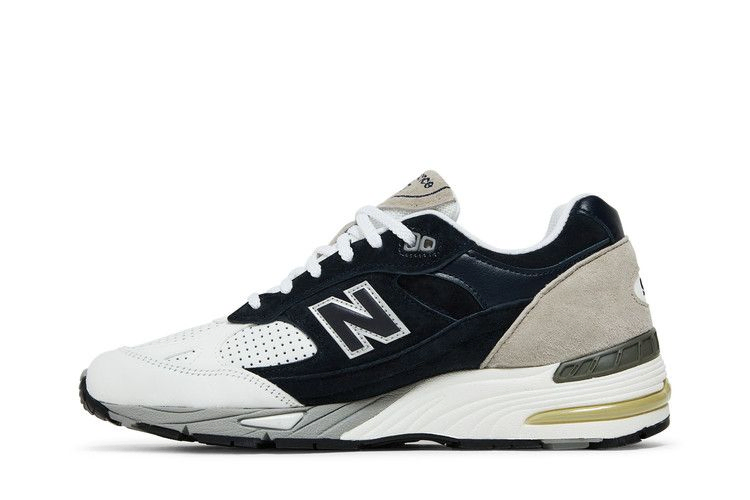 Кроссовки Sneakersnstuff x New Balance 991 Made in England 'Perforated Pack - Navy White'