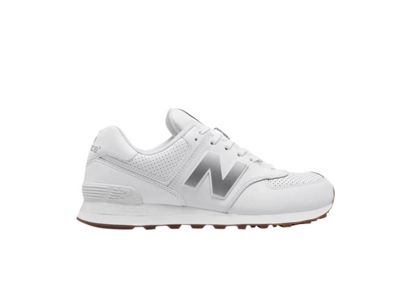 Кроссовки New Balance 574 Leather White Gum