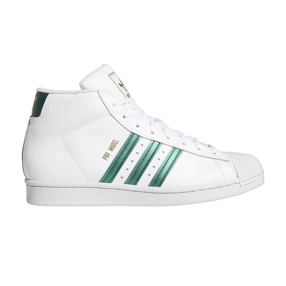 Krossovki-Adidas-Pro-Model-White-Collegiate-Green
