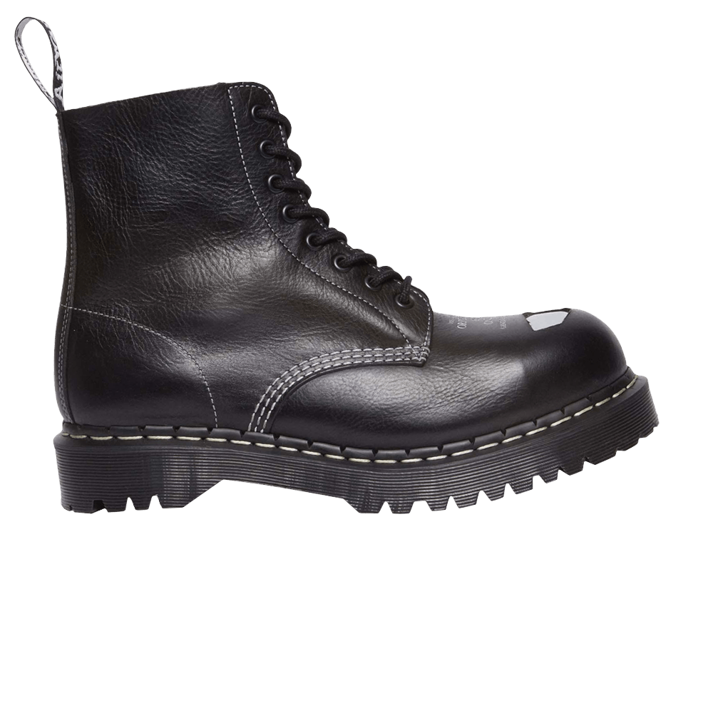 Dr. Martens Wmns 1460 Pascal Bex Exposed Steel Toe Lace Up Boot 'Black Overdrive'