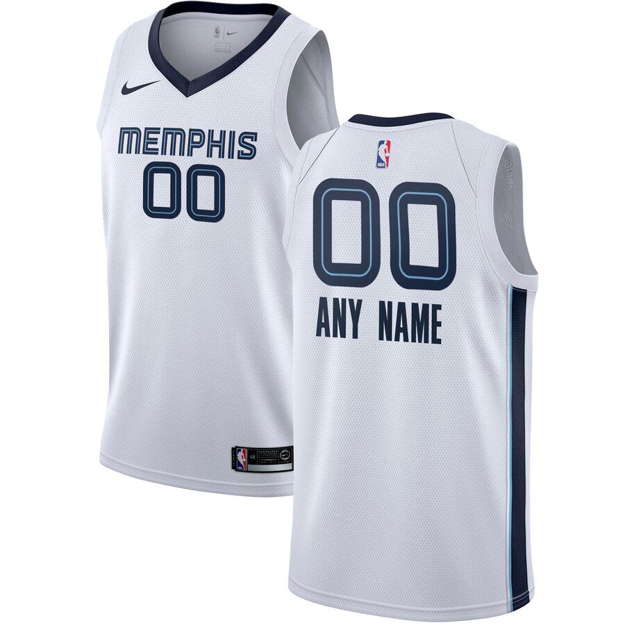 Баскетбольная джерси 2019-20 Memphis Grizzlies Swingman Custom White Association Edition