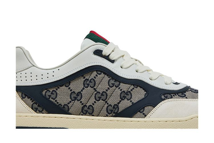 Кроссовки Gucci Re-Web Sneaker 'GG Canvas - Beige Ivory Blue'