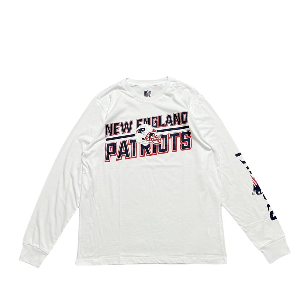 Лонгслив B20THER NFL New England Patriots White Longsleeve